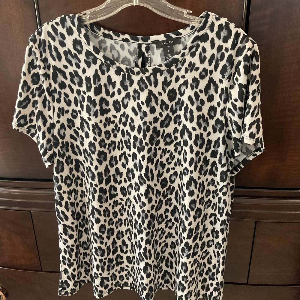 Halogen Animal Print Tee
